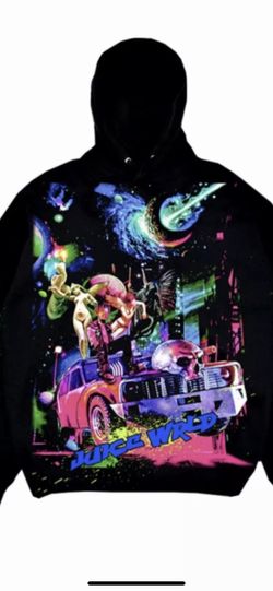 JUICE WRLD VLONE COSMIC HOODIE SIZE LARGE BRAND NEW SEALED