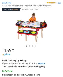 Alex toys best sale super art table