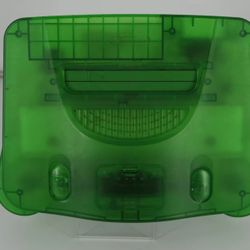 Nintendo 64 N64 Console Only Jungle Green NUS-001 w/ Jumper Pak TESTED WORKING *