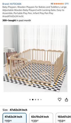 Scalloped Baby Playpen