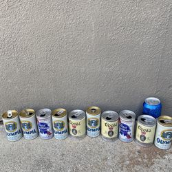 VINTAGE BEER CANS