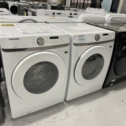 New Washer And Dryer Set White Stackable 1 Year Warranty 