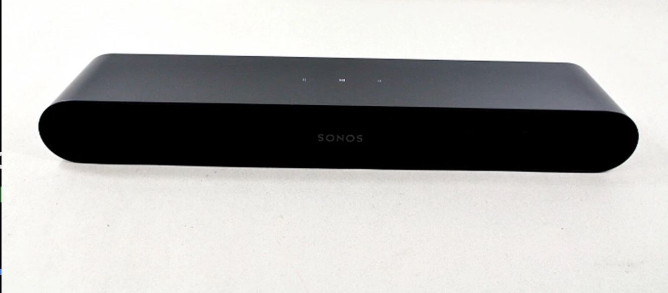 SONOS RAY ALL IN ONE SOUNDBAR WITH POWER CABLE RAYGIUSIBLK BLACK - Main Image
