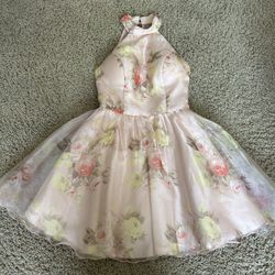 Pink Floral Dress