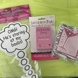Bachelorette Photo Props, Game And Invites