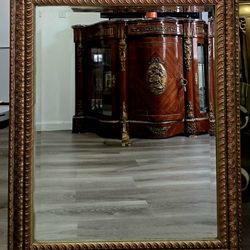 Antique Mirror Solid Wood Frame