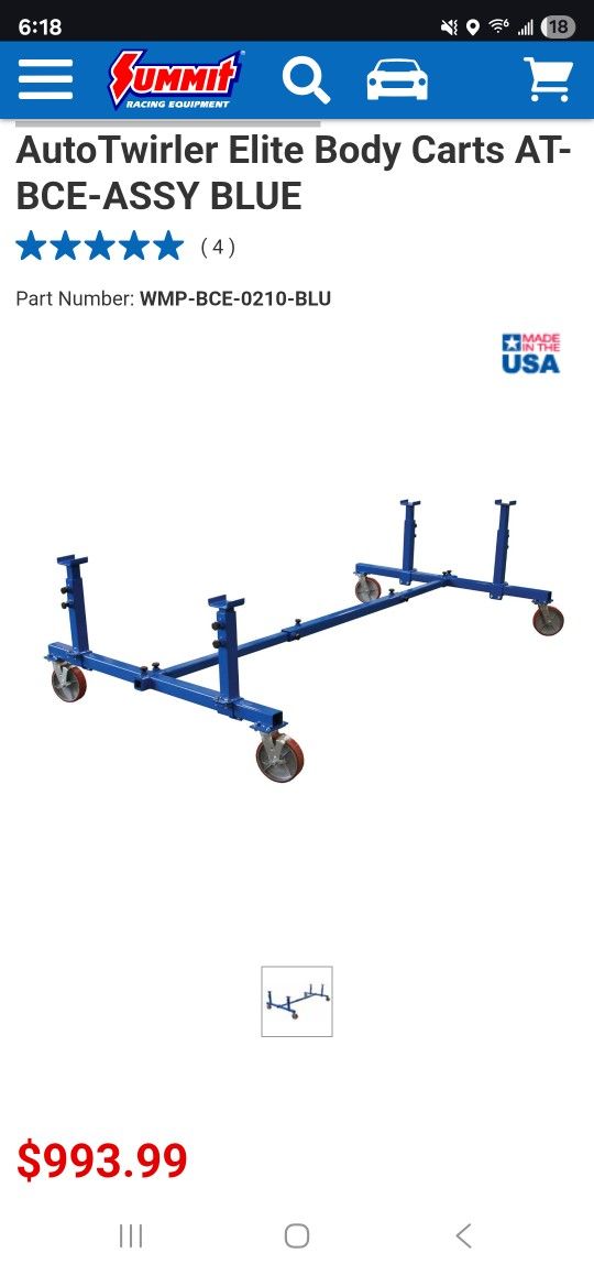 Heavy Duty Body Cart