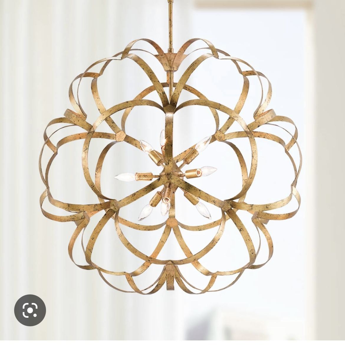 Chandelier - Lumens sappho 9 light Orb never Used