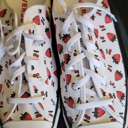 Converse Strawberry Slip Ons