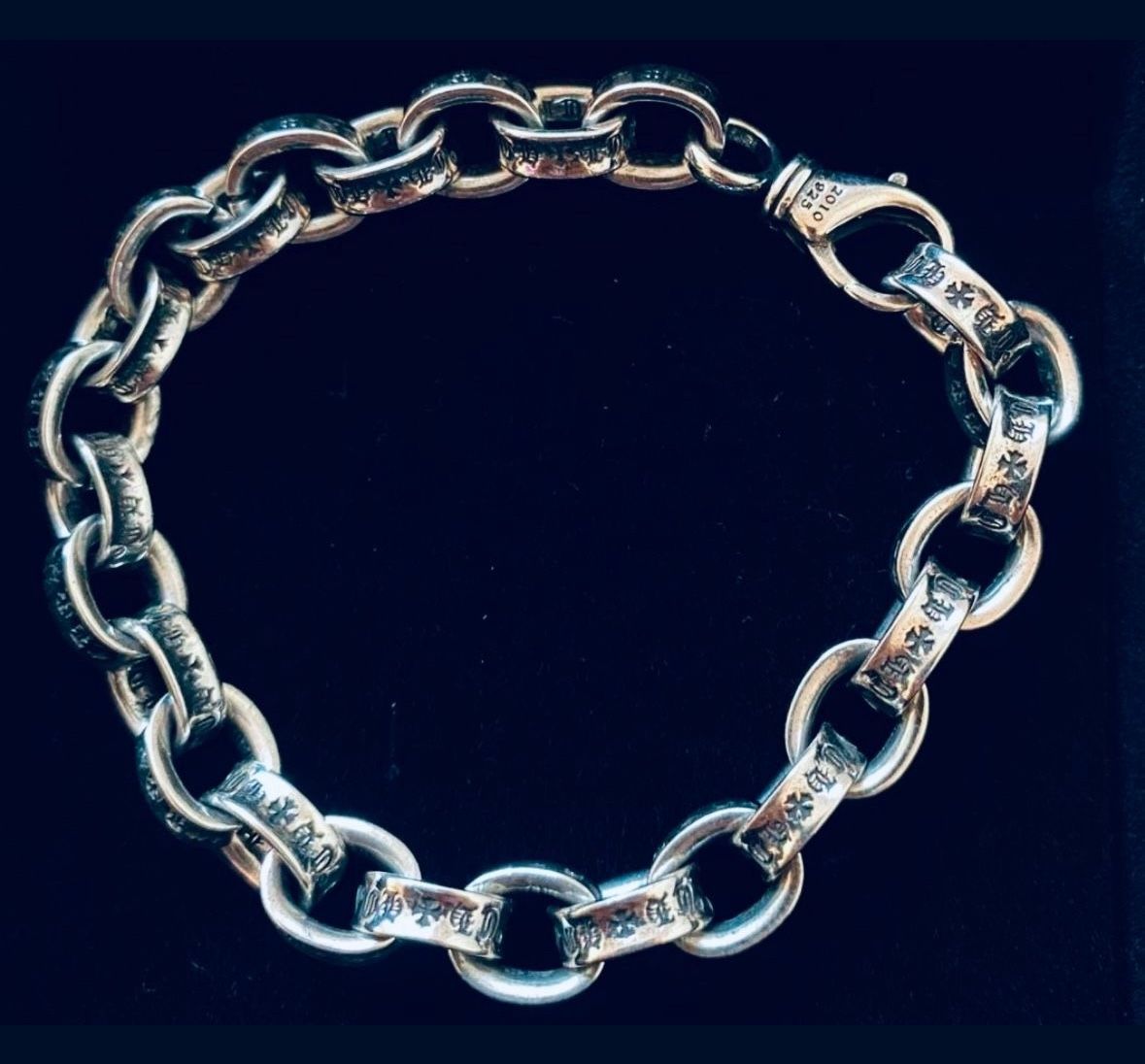 Chrome Hearts Style Paper Chain Bracelet