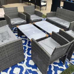 8 Piece Outdoor Patio Furniture Set ** Local Delivery**