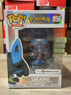 Funko Pop! Pokémon Lucario #856 Pearlesent Pokémon Center Exclusive
