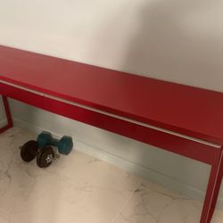 Red Desk From IKEA
