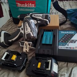 Makita Lithium 2 Drill Set Tool Box 