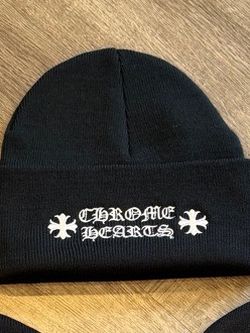 Chrome Hearts Black Knit Beanie