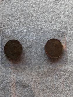 Set of Two Rare Proof Shekels (5 Rupees Each)