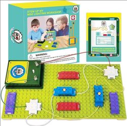 Circuit Board for Kids, Educational Science Kits with 22+ Stem Projects Teaching Electrics, Stem Kit,Educational Science Kits Experiments for Kids Age