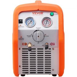 VEVOR 1 HP Refrigerant Recovery Machine - Dual Cylinder Portable AC Recovery Machine with High Pressure Protection 120V 60Hz Recovery Machine