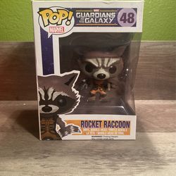 Funko Pop Number 48 Guardians Of The Galaxy Rocket Raccoon