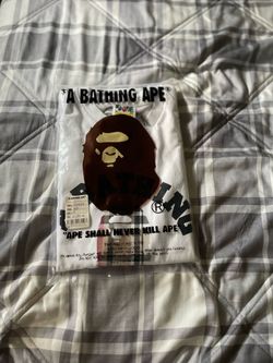 White small head burberry bape shirt