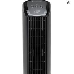 Bionaire Germ-Reducing UV Mini Tower Air Purifier with Permanent Filter, Black