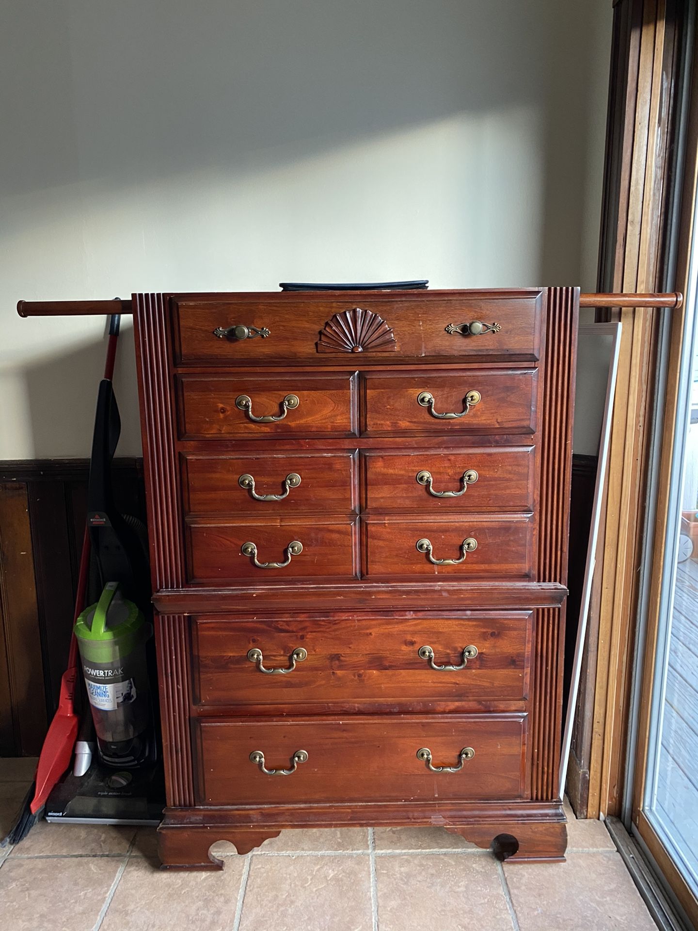 Full Wood Dresser with arms