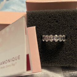 Diamonique 6 Stone  Ring Size 7
