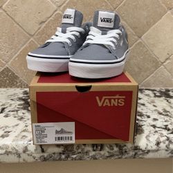 New Vans- Gray Size 1 Kids
