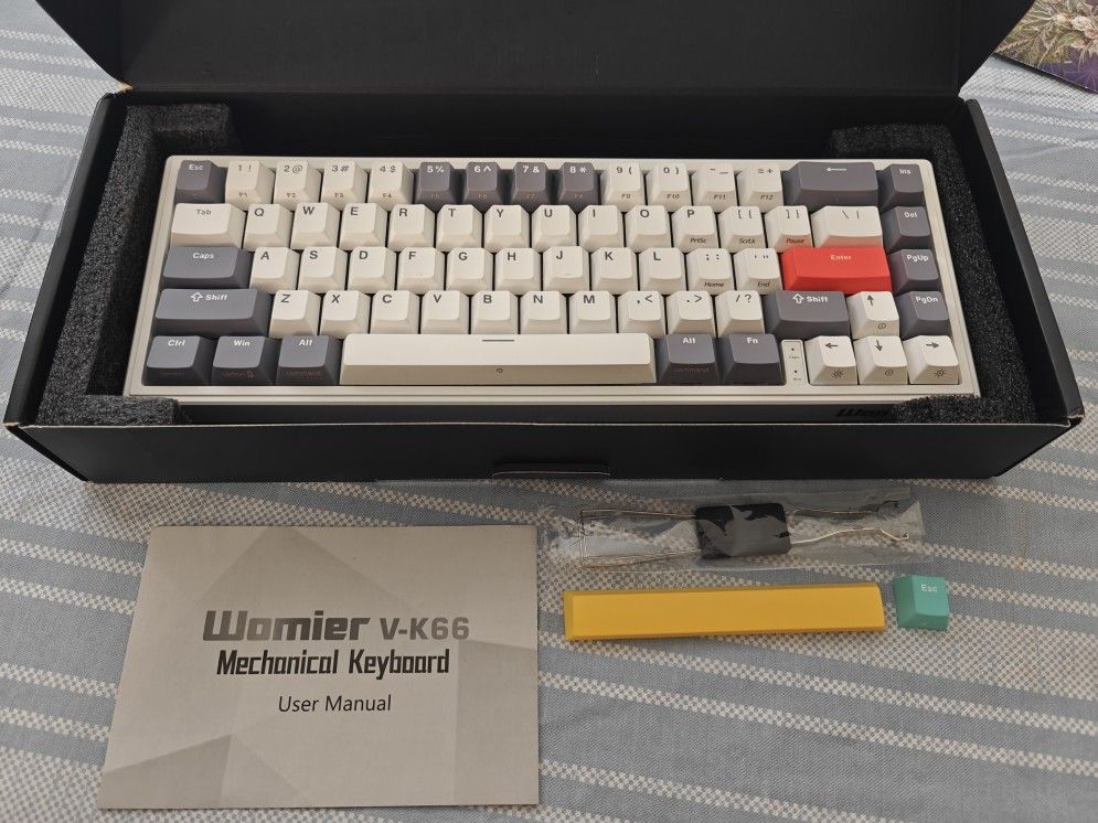 Womier VK66 Wired Mechanical Keyboard Hot Swappable