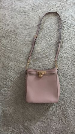 Michael Kors blush saffiano leather crossbody / shoulder bag