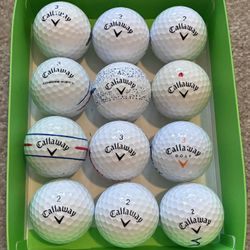 1 Dozen Of Callaway Golf Balls