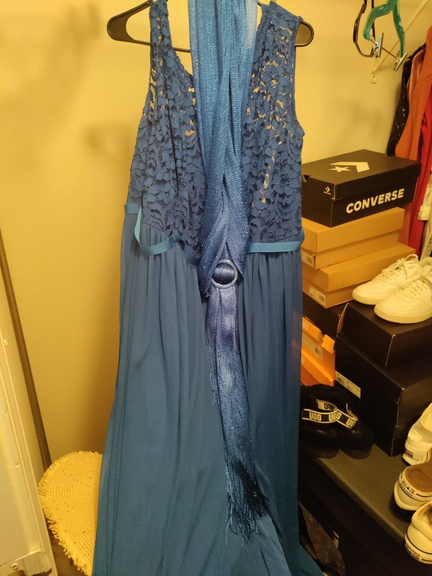 Royal Blue Evening dress