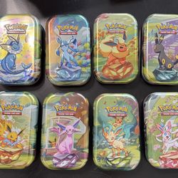 Pokemon Eeveelution Tins