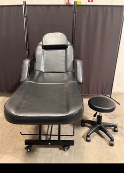 assembled New 2 Pcs Massage Esthetician Facial Tattoo Chair and Stool