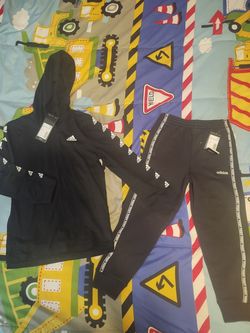 Adidas boys joggers set