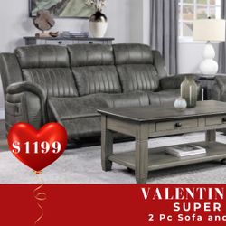 2 PC SOFA ABD LOVESEAT 