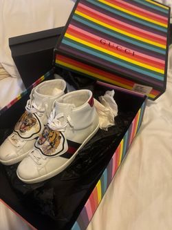 Gucci Ace Tiger High-Top Sneakers (Size 44)