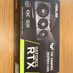 Open box unused ASUS TUF GAMING RTX 3080Ti OC 12GB