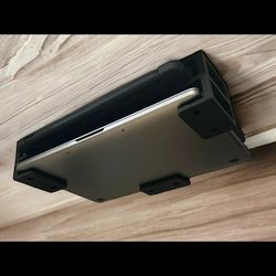 Under desk laptop holder