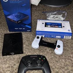 Elgato 4k Streaming Box & PlayStation Backbone Controller For iPhone (Lightning)