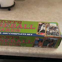 1987 official complete set tops baseball cards