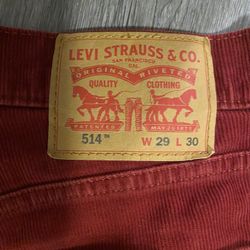 Levi’s Corduroyed Red Limited 