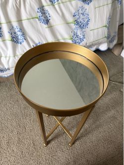 2 Gold Magnetic Side Tables