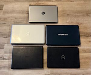 5 laptops for parts or Gold Extraction