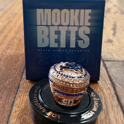Mookie Betts World Series Ring SGA