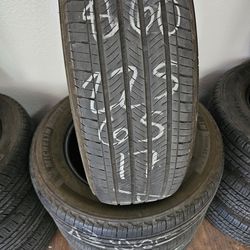 (4) 225 65 17 MICHELIN TIRES $140 CARRY OUT