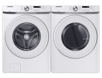 Brand new Samsung H.E Stackable or side by side W/D (4.5- cu ft)