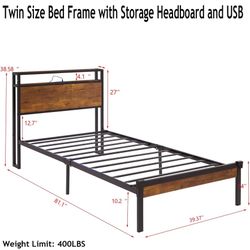 Bed Frame And Mattress