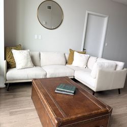 Plush 2 Piece Sofa Couch 