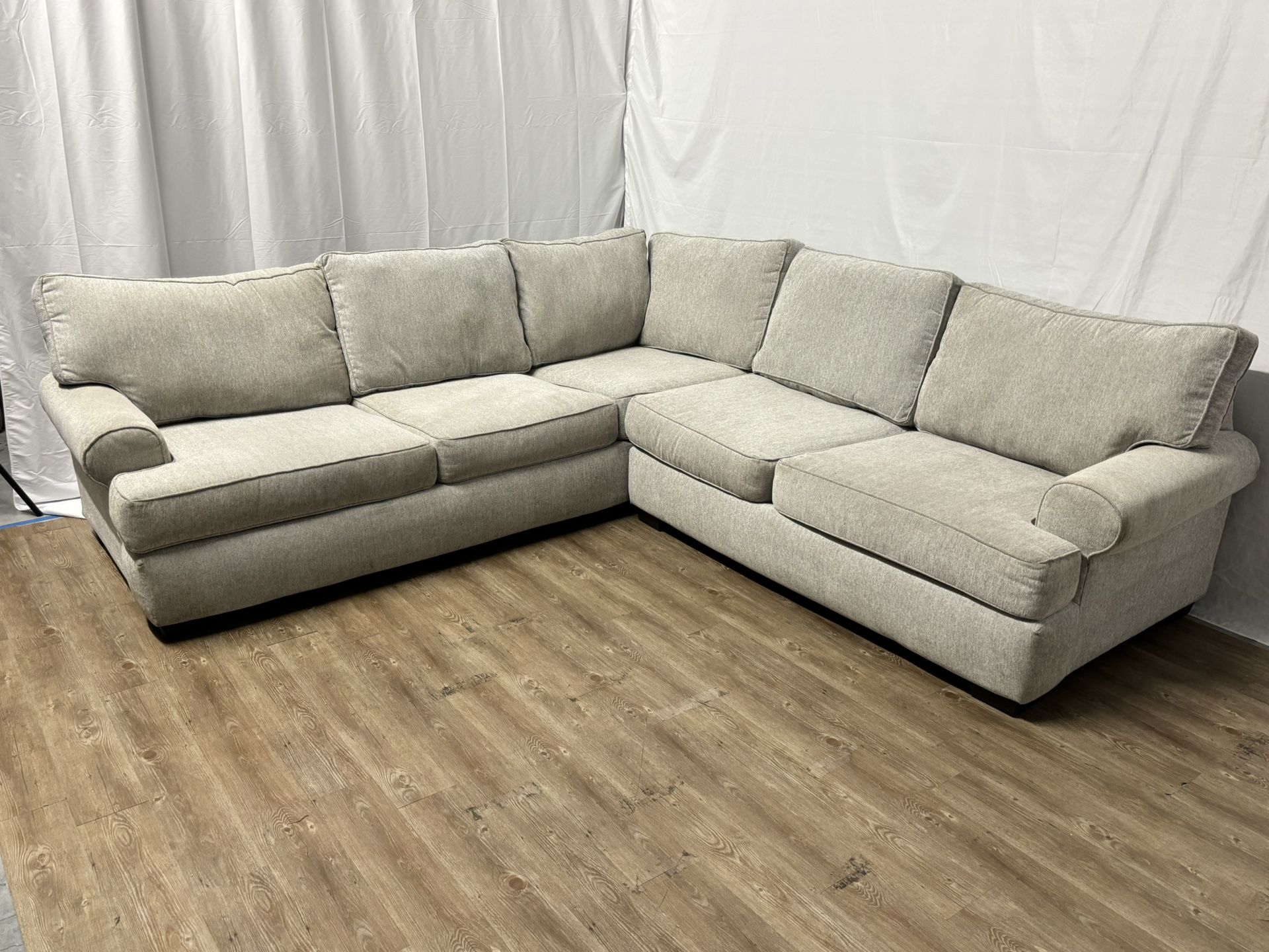 Beige sectional sofa
